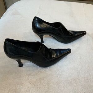 Franco Sarto Black 8 Heels Western Cute w/Jeans
